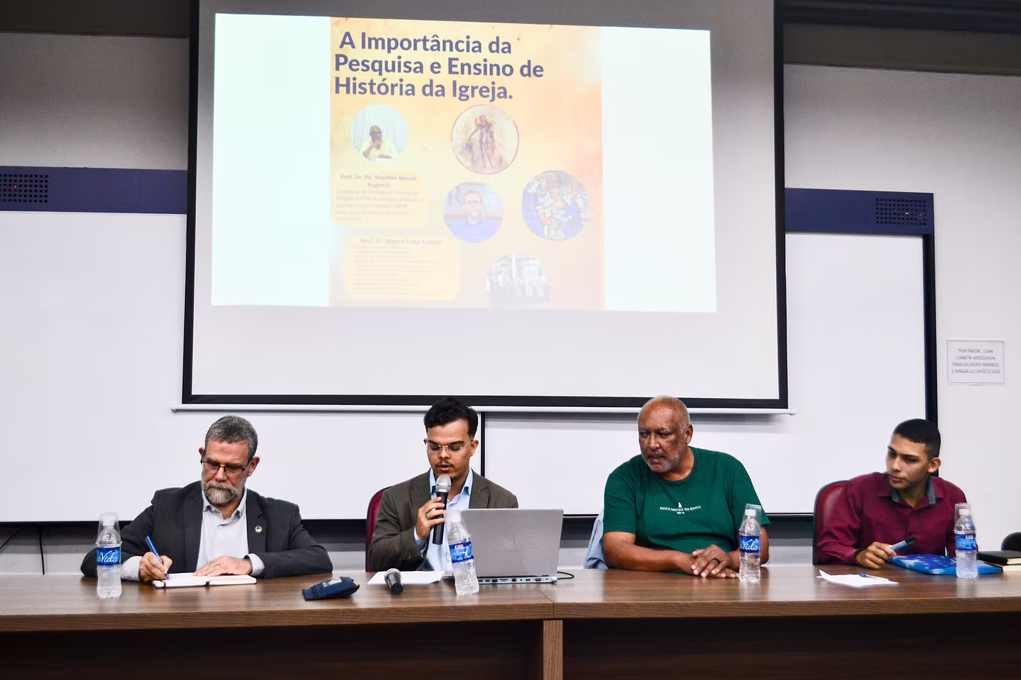 Primeiro encontro do GHIEC reúne Edgard Leite presidente da Academia Brasileira de Filosofia e o Cientista da Religião Prof. Dr. Padre Adailton na UERJ